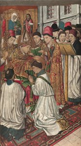Saint Vincent ordonné par Saint Valérius - Jaume Huguet