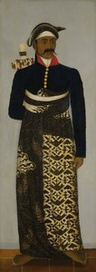 Officiel de la cour javanaise, vers 1820-70 - Javanese School
