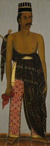 Officiel de la cour javanaise, vers 1820-70 - Javanese School