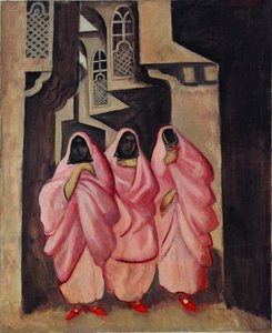 Trois femmes dans la rue de Bagdad