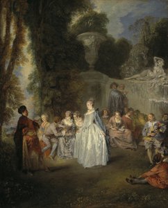 Fêtes vénitiennes - Jean-Antoine Watteau