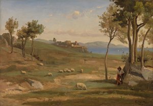 Paysage italien - Jean-Baptiste-Camille Corot