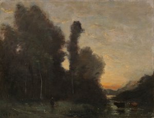 Paysage, ambiance du soir