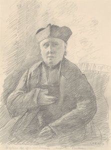 Portrait of Abbé Jouveau - Jean-Baptiste-Camille Corot