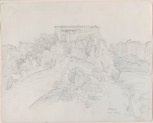 Vue de Narni - Jean-Baptiste-Camille Corot