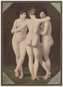 Les trois grâces - Jean Baptiste (after) Regnault