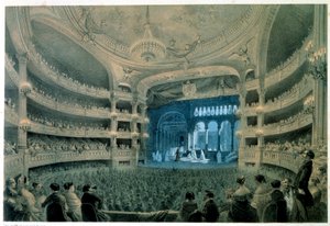 Vue de la salle de théâtre de l