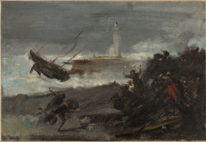Naufrage dans le port de Dieppe - Jean Baptiste Carpeaux
