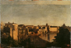 Le Tibre à Rome, entre 1856 et 1862 - Jean Baptiste Carpeaux