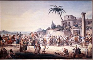 Un mariage à Athènes, c.1776 - Jean Baptiste Hilair