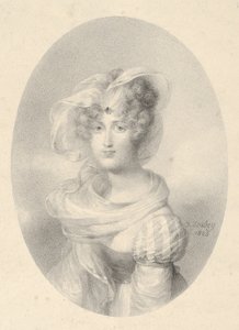 Portrait of Madame Ditte-Harmite - Jean-Baptiste Isabey