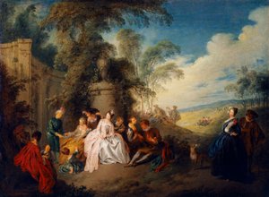 Fête champêtre - Jean Baptiste Joseph Pater