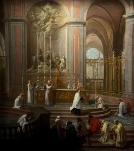 La messe du chanoine Antoine de La Porte vers 1710 - Jean Baptiste Jouvenet