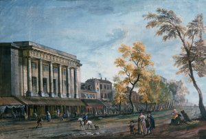 Le Boulevard du Temple et le Théâtre des Italiens, Paris - Jean Baptiste Lallemand