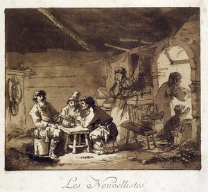 Les Nouvellistes - Jean Baptiste Le Prince