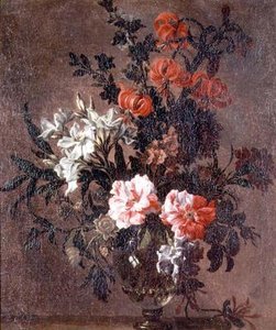 Nature morte, lys et autres fleurs - Jean Baptiste Monnoyer