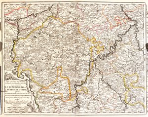Belgique (Région wallonne), Allemagne (État : Rhénanie-Palatinat), Luxembourg, France (Région : Lorraine, Champagne-Ardenne) - Jean Baptiste Nolin