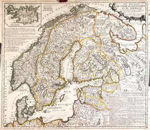 Danemark, Norvège, Suède, Finlande, nord-ouest de la Russie, Estonie, Lettonie, Lituanie, nord de la Pologne - Jean Baptiste Nolin
