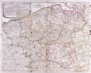 France (Région : Nord-Pas-de-Calais), une grande partie de la Belgique (sauf le sud-est), Pays-Bas (Zélande, Brabant du Nord)