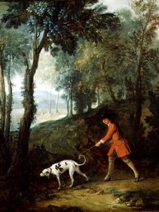 Le Chasseur avec un Chien de Chasse, c.1727 - Jean Baptiste Oudry