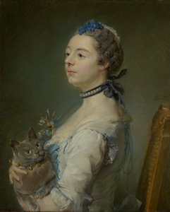 Magdaleine Pinceloup de la Grange, née de Parseval - Jean Baptiste Perronneau