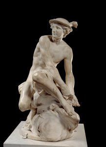 Mercure attachant ses talons - Jean Baptiste Pigalle