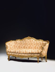 Canapé Louis XV - Jean Baptiste Tilliard
