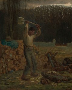 Le bûcheron - Jean-Francois Millet