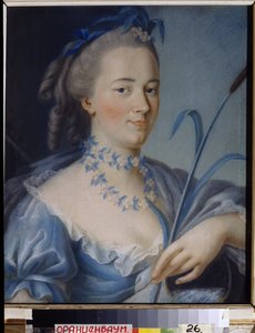 Eau. Portrait de la comtesse Praskovie Alexandrovna Bruce - Jean Francois Samsois
