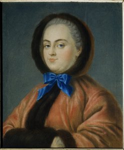 Hiver. Portrait de la princesse Daria Alexeyevna Golitsyna - Jean Francois Samsois