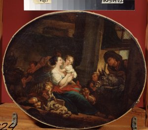 La famille heureuse ou la fecondite heureuse - Jean Honore Fragonard