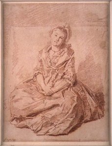 Jeune fille assise