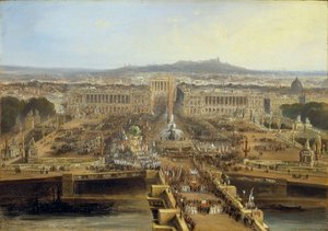 Célébration de la nouvelle constitution, Place de la Concorde, 21 mai 1848 - Jean Jacques Champin