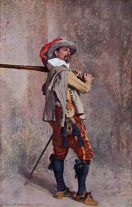 Un mousquetaire du temps de Louis XIII de France - Jean Louis Ernest (after) Meissonier