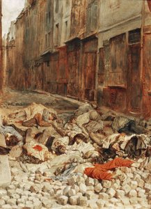 Barricade de la Mortellerie, Paris - Jean-Louis Ernest Meissonier