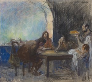 Le souper à Emmaüs - Jean-Louis Forain