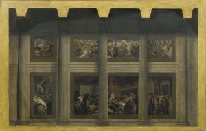 Esquisse pour le Panthéon : La Mort de Sainte Geneviève