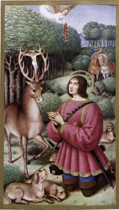 Saint Hubert - Jean (after) Bourdichon
