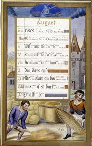 La moisson (signe de la Vierge) - fac-similé des Heures d