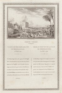 Capture du fort et de la ville de Seringapatnam par les Britanniques, Quatrième guerre anglo-mysore, Inde