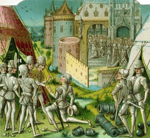 Le mariage du marquis Sigismond de Brandenbourg - Jean (after) Froissart