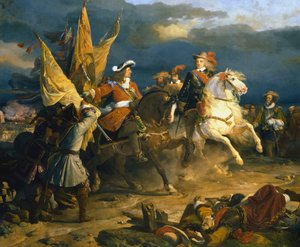 La bataille de Villa Viciosa, 11 décembre 1710, 19e siècle - Jean Alaux