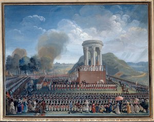 Fête de la Fédération à Besançon le 14 juillet 1790 - Jean Alexis Cornu