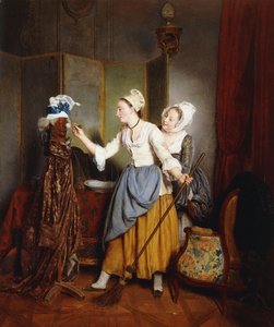 La toilette de mannequin, 1835 - Jean Alphonse Roehn