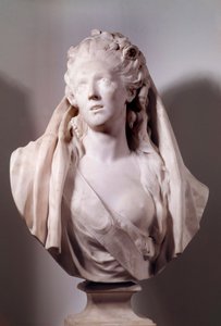 Buste de Sophie Arnould (1740-1802) chanteuse représentée dans le rôle d