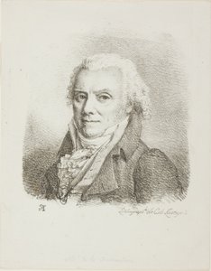 Autoportrait en manteau de tissu sombre - Jean Antoine Laurent