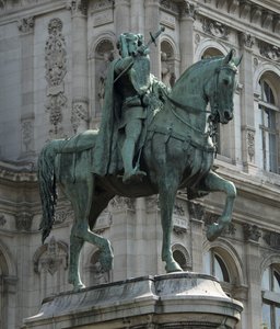 Statue équestre du prévôt des marchands de Paris Étienne Marcel - Jean Antoine Marie Idrac