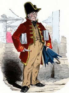 Homme vendant de l
