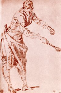 Étude en sanguine, 1913 - Jean Antoine Watteau