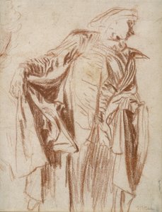 Acteur debout avec la tête tournée vers la droite, c. 1719-1720 - Jean Antoine Watteau